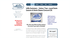 Desktop Screenshot of littleswimmersconcord.com
