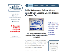 Tablet Screenshot of littleswimmersconcord.com